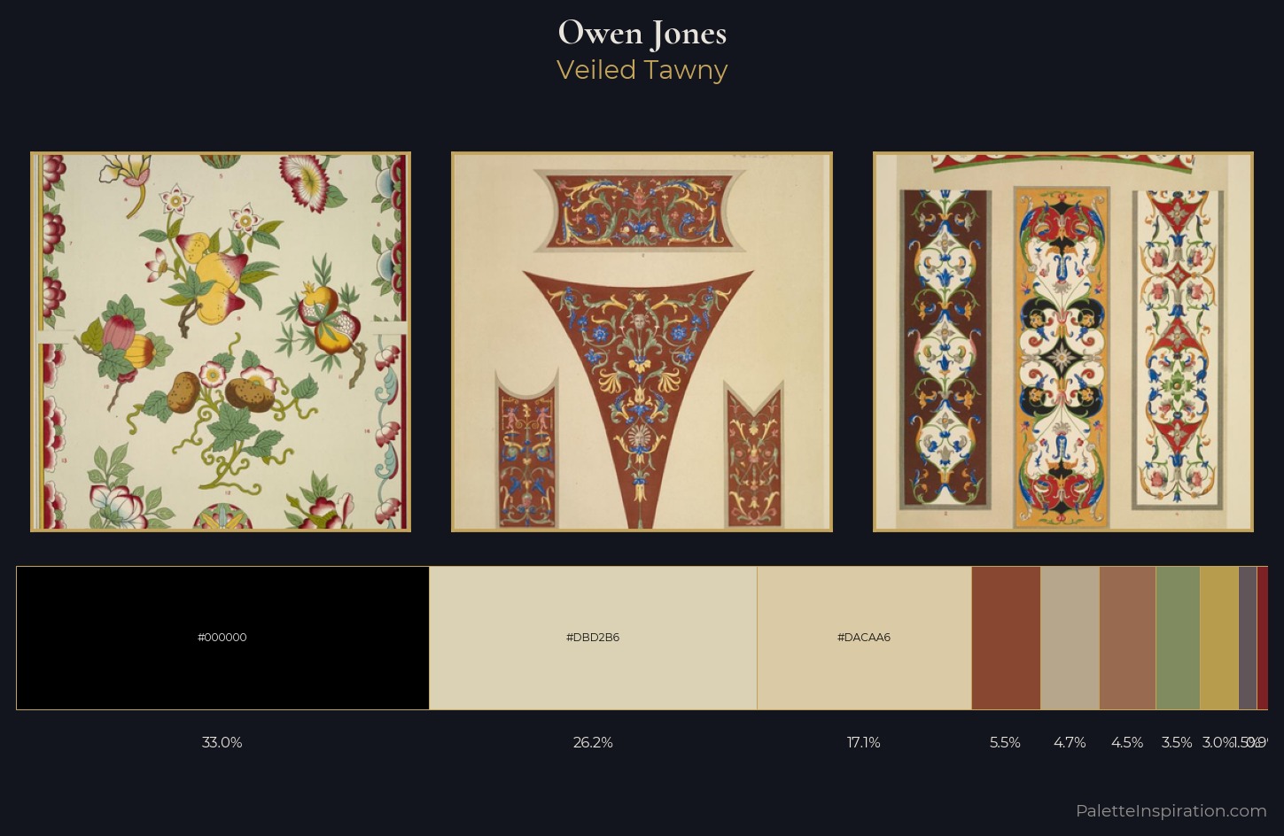 Owen Jones Palette 3 — Veiled Tawny