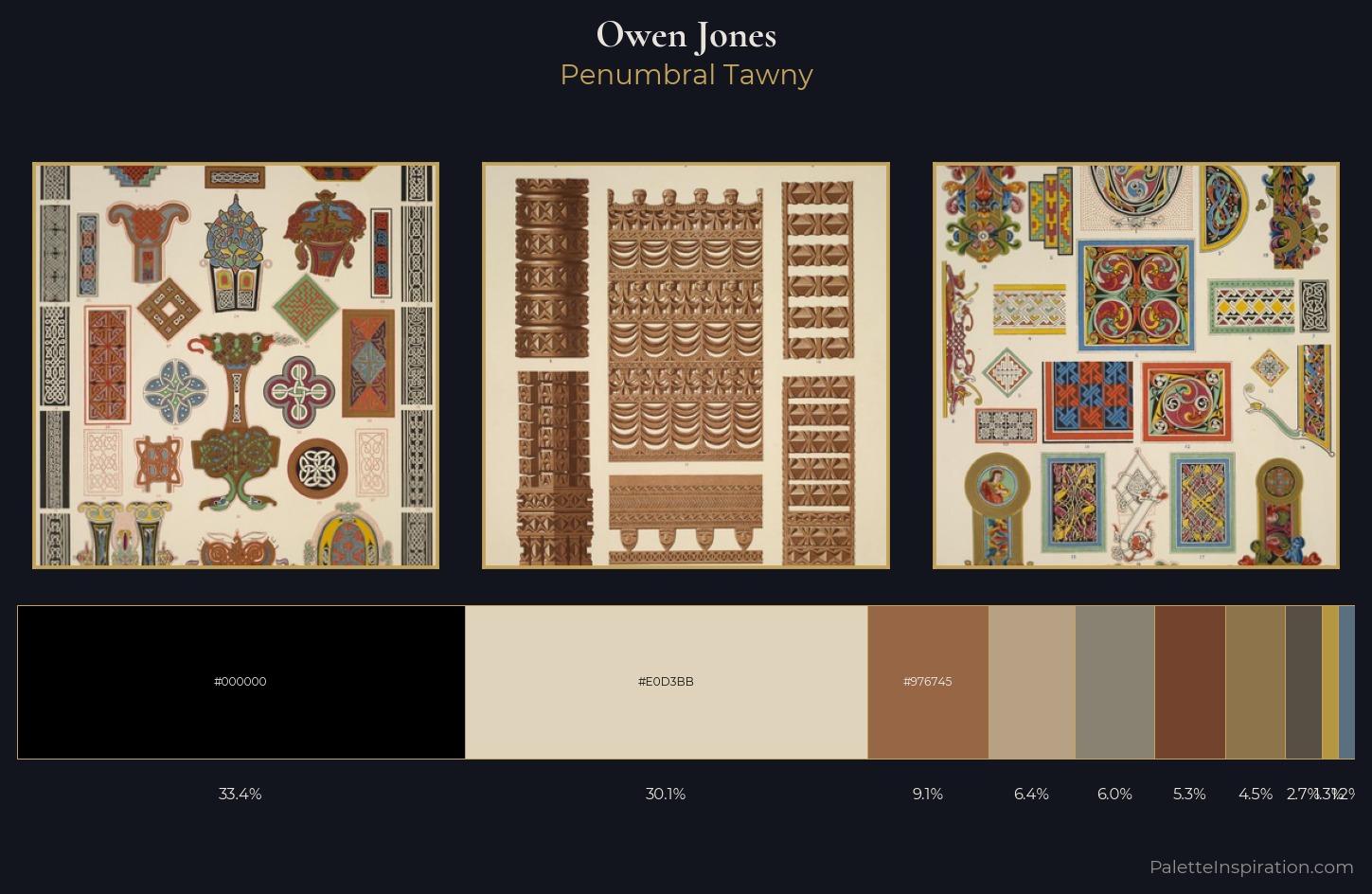 Owen Jones Palette 6 — Penumbral Tawny