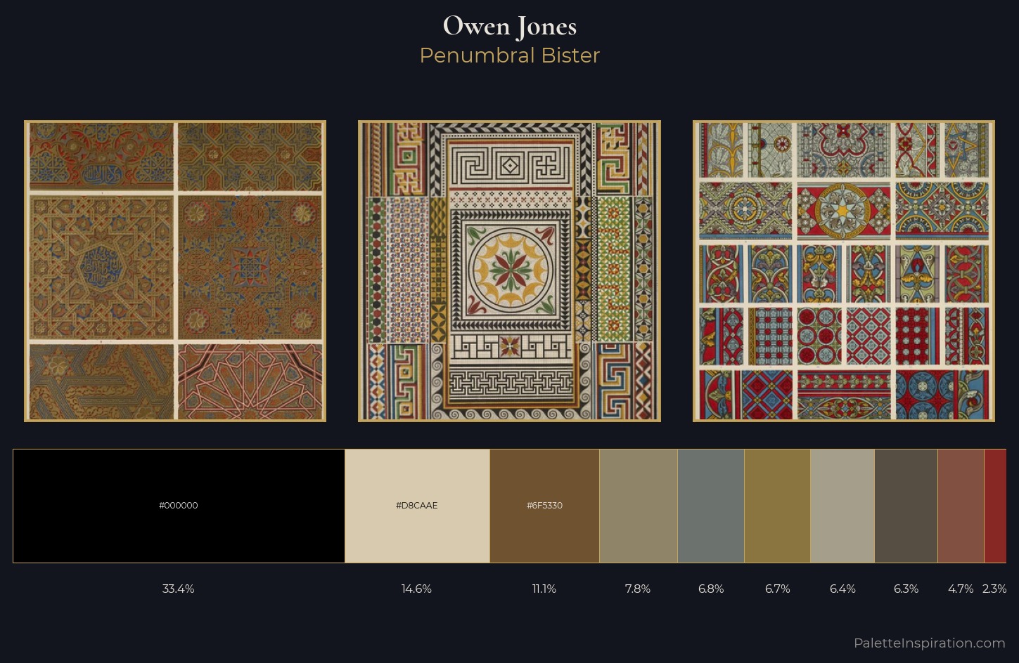 Owen Jones Palette 9 — Penumbral Bister