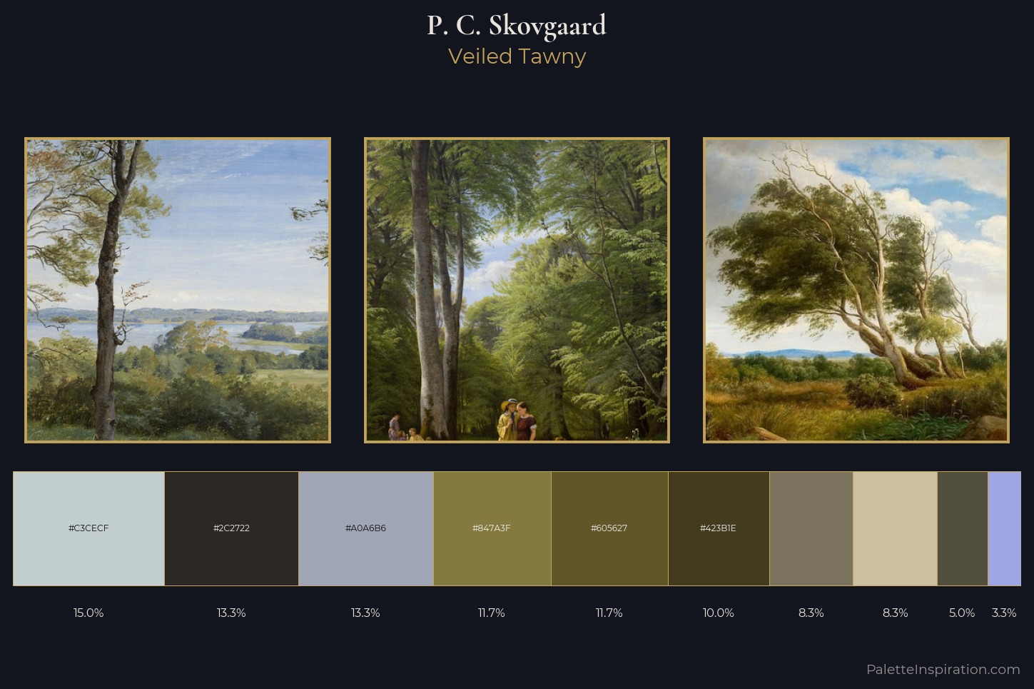 P. C. Skovgaard Master Palette — Veiled Tawny