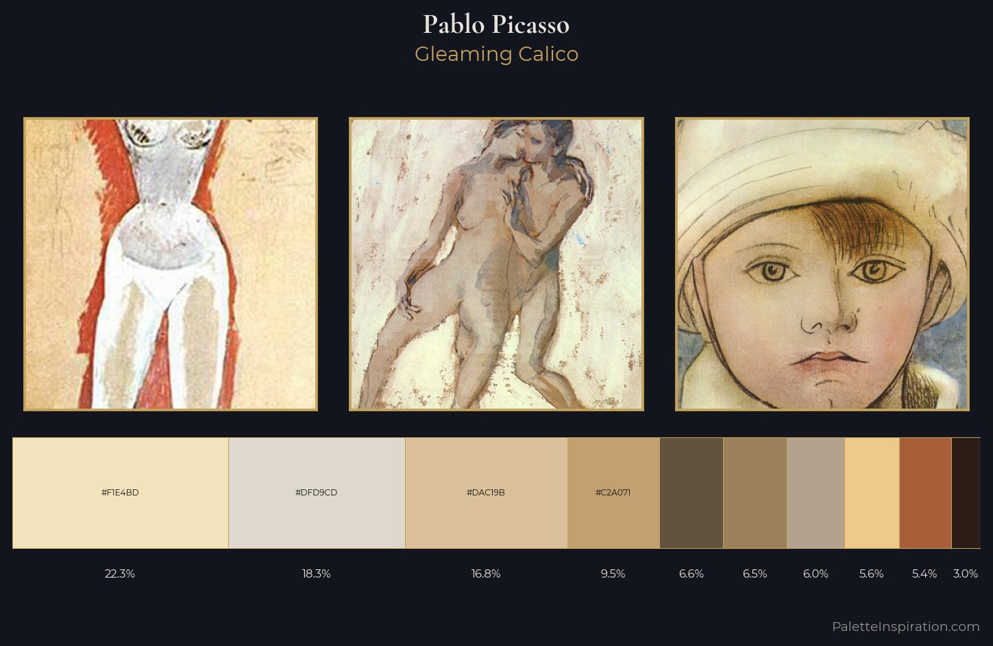Pablo Picasso Palette 3 — Gleaming Calico