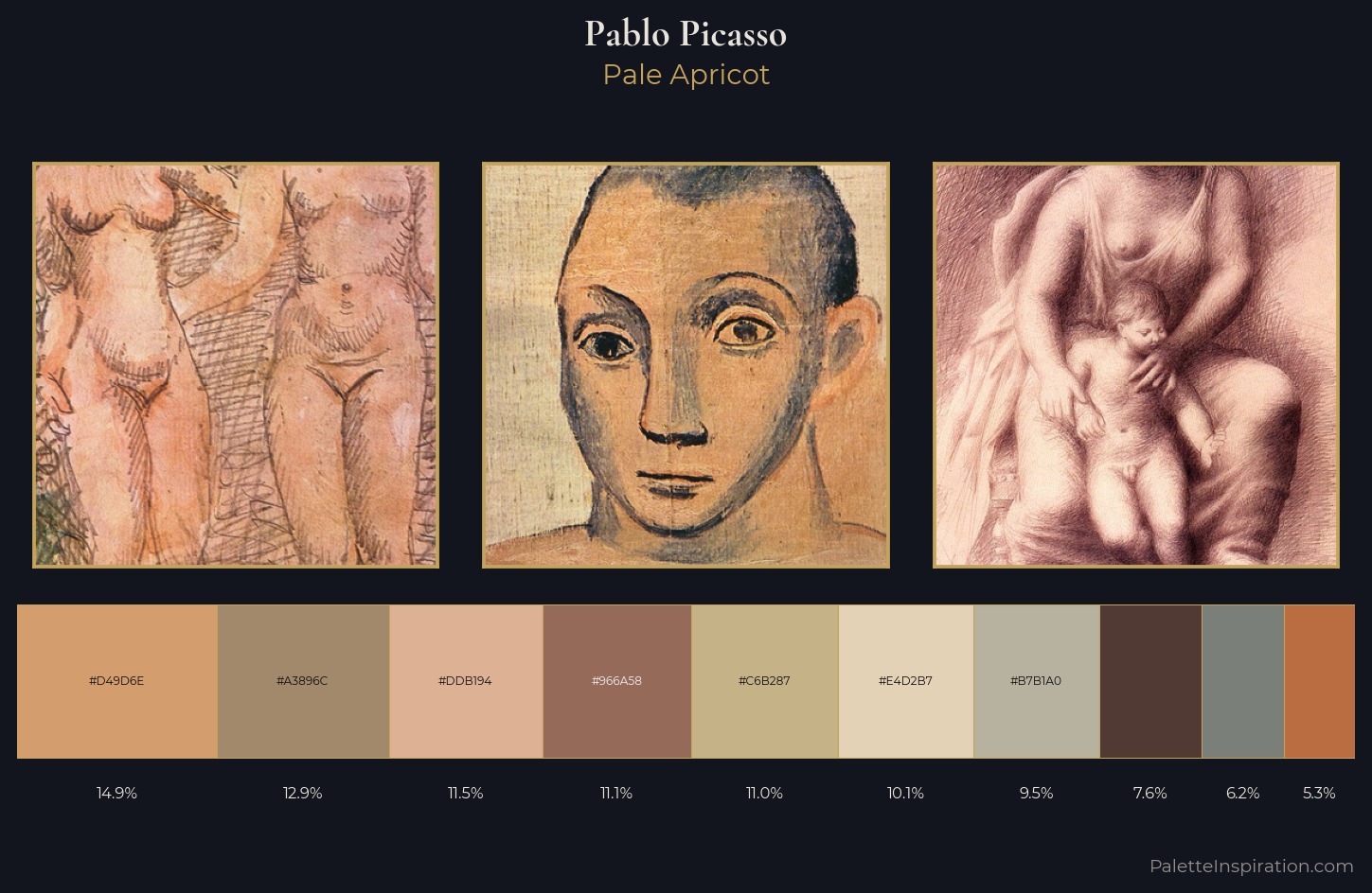 Pablo Picasso Palette 4 — Pale Apricot
