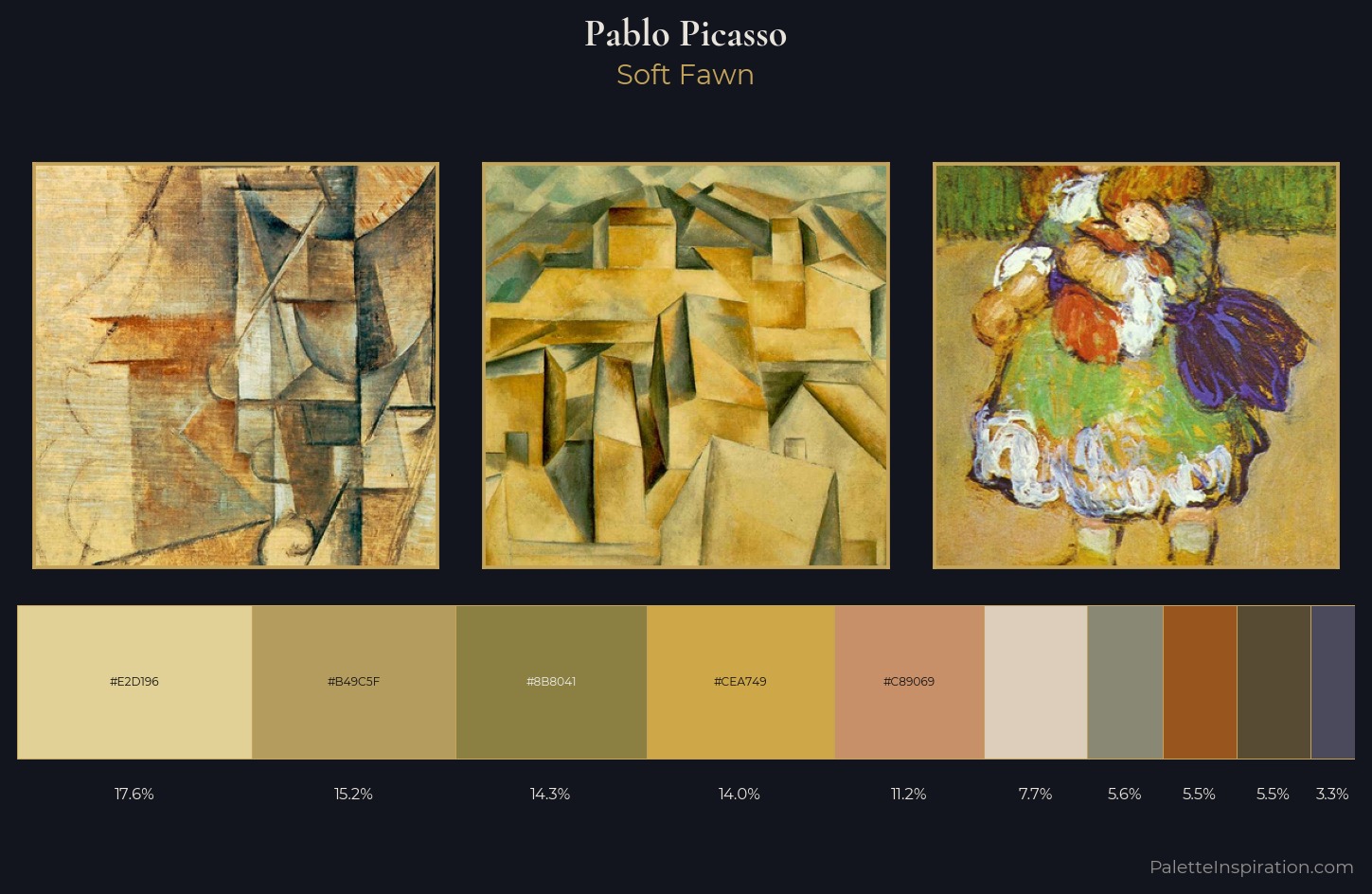Pablo Picasso Palette 5 — Soft Fawn