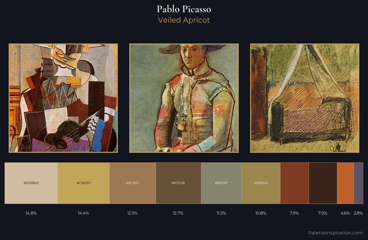 Pablo Picasso Palette 14 — Veiled Apricot