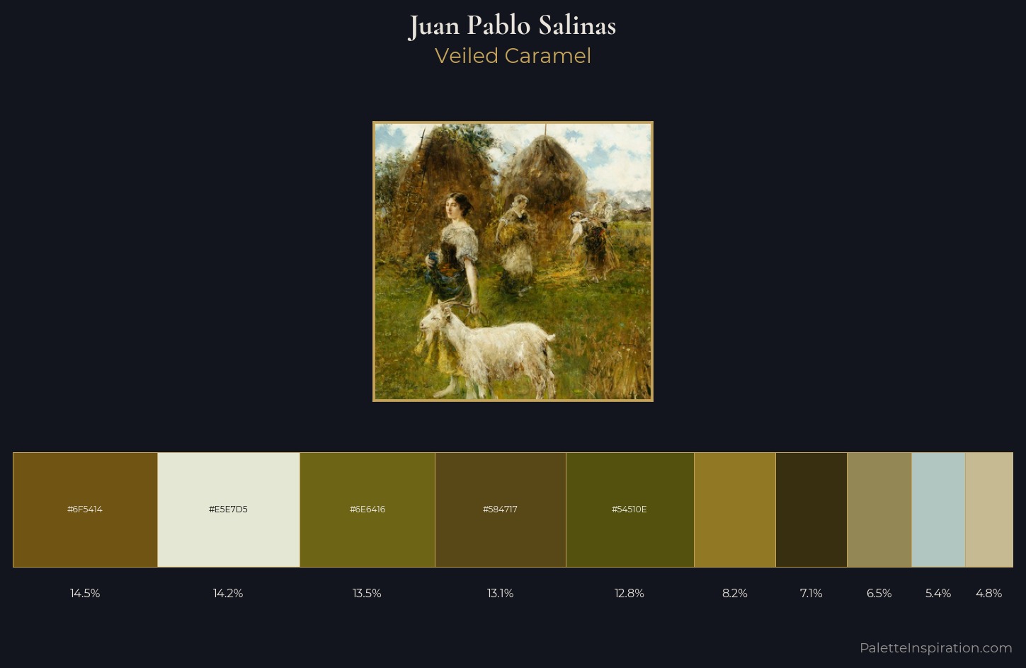 Juan Pablo Salinas Palette 1 — Veiled Caramel