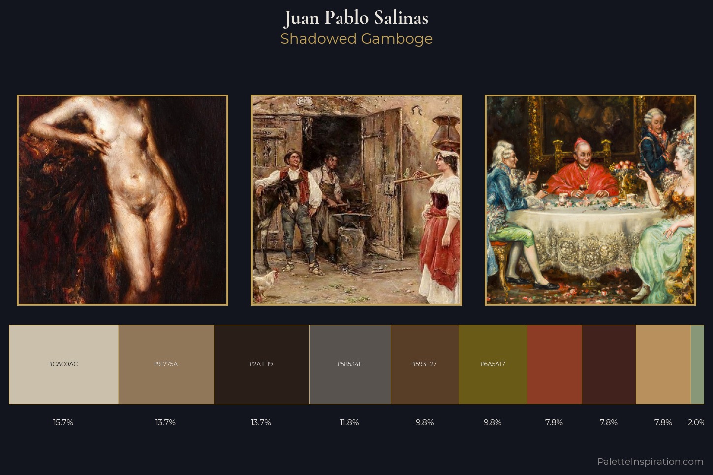 Juan Pablo Salinas Master Palette — Shadowed Gamboge