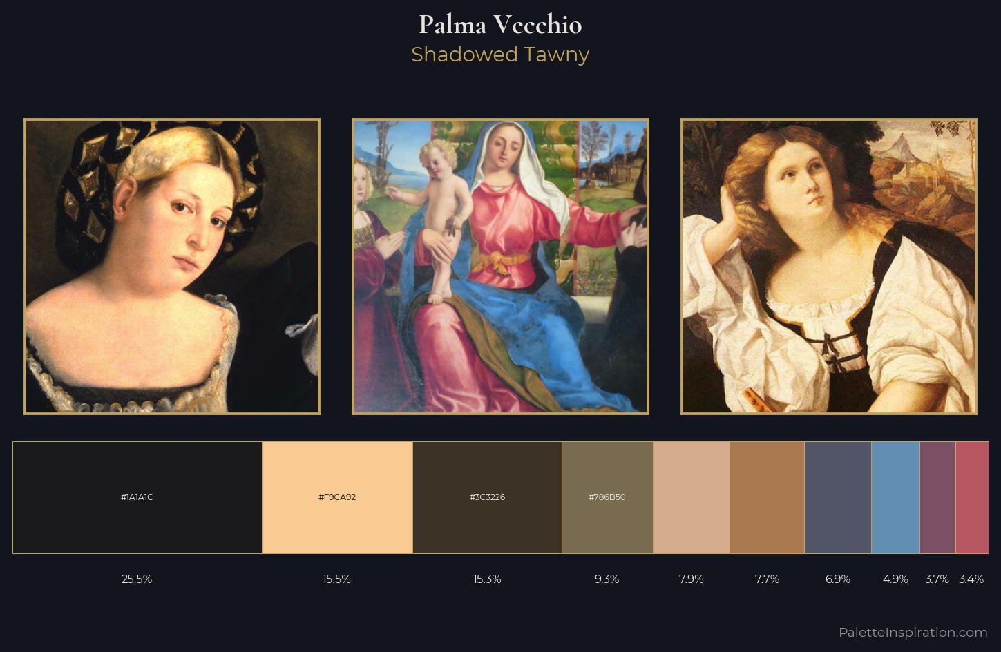 Palma Vecchio Palette 1 — Shadowed Tawny