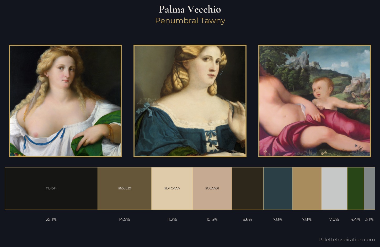 Palma Vecchio Palette 2 — Penumbral Tawny