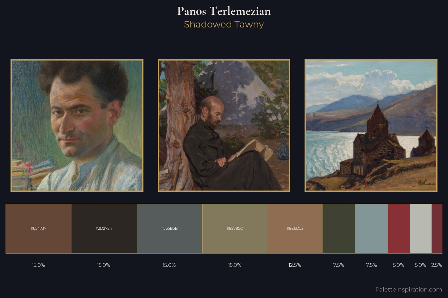 Panos Terlemezian Master Palette — Shadowed Tawny