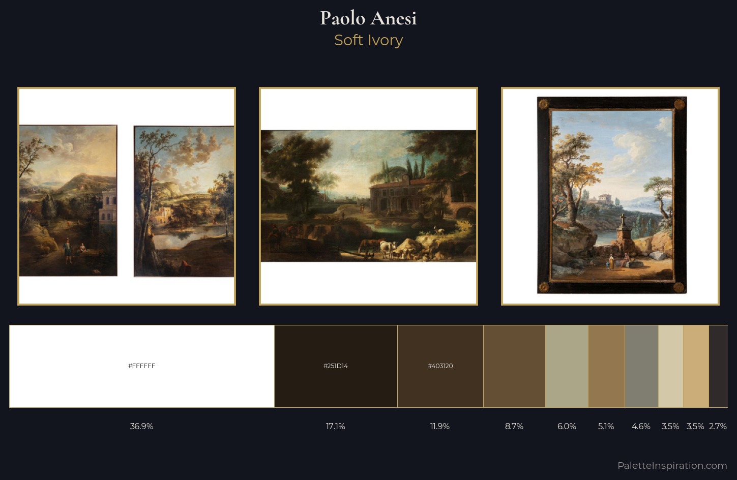 Paolo Anesi Palette 2 — Soft Ivory
