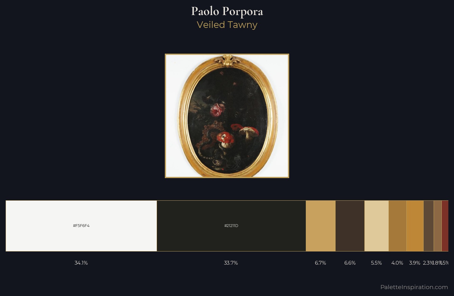 Paolo Porpora Palette 2 — Veiled Tawny