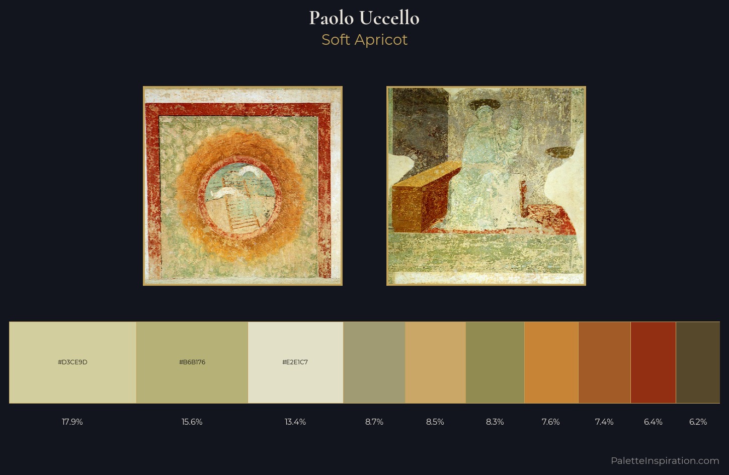Paolo Uccello Palette 1 — Soft Apricot