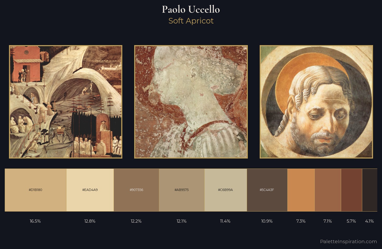 Paolo Uccello Palette 3 — Soft Apricot