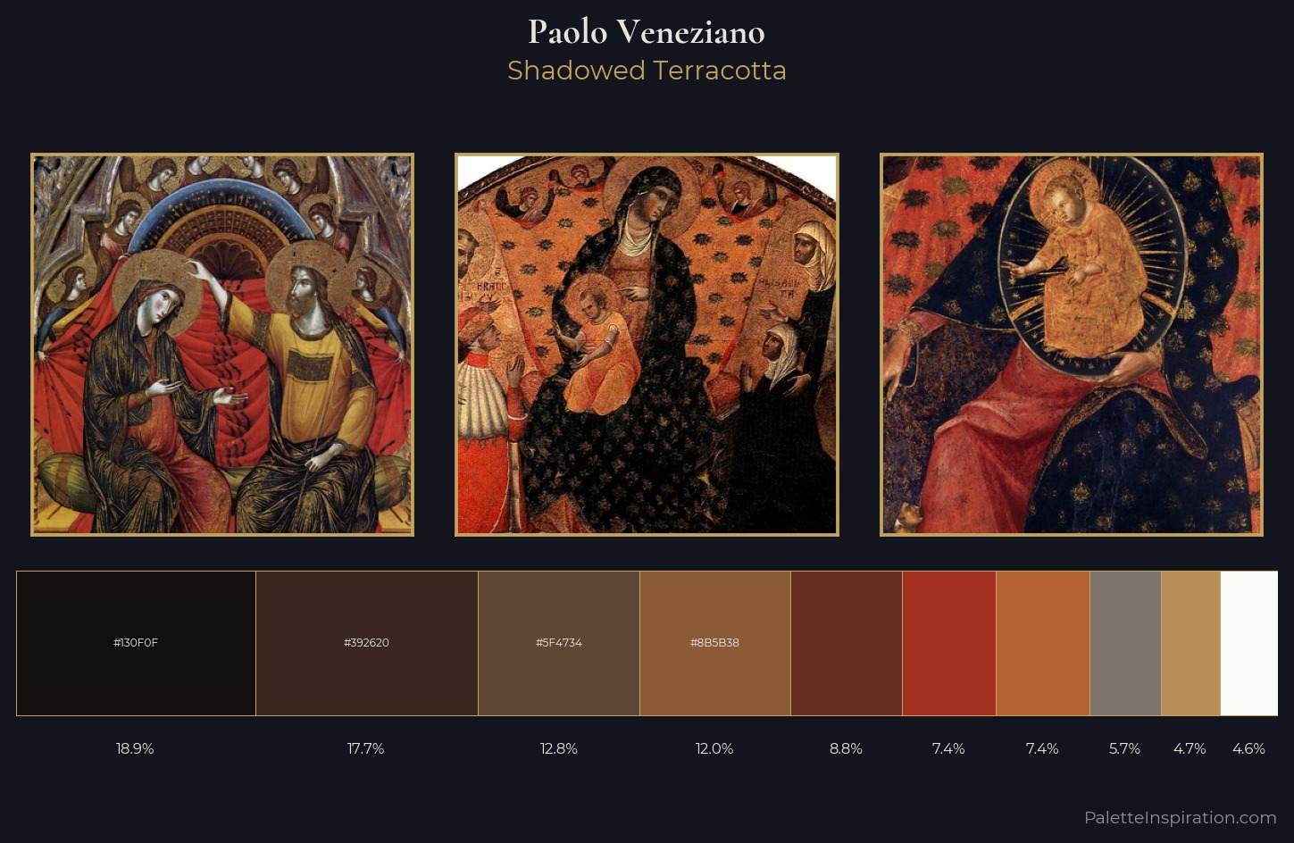 Paolo Veneziano Palette 2 — Shadowed Terracotta