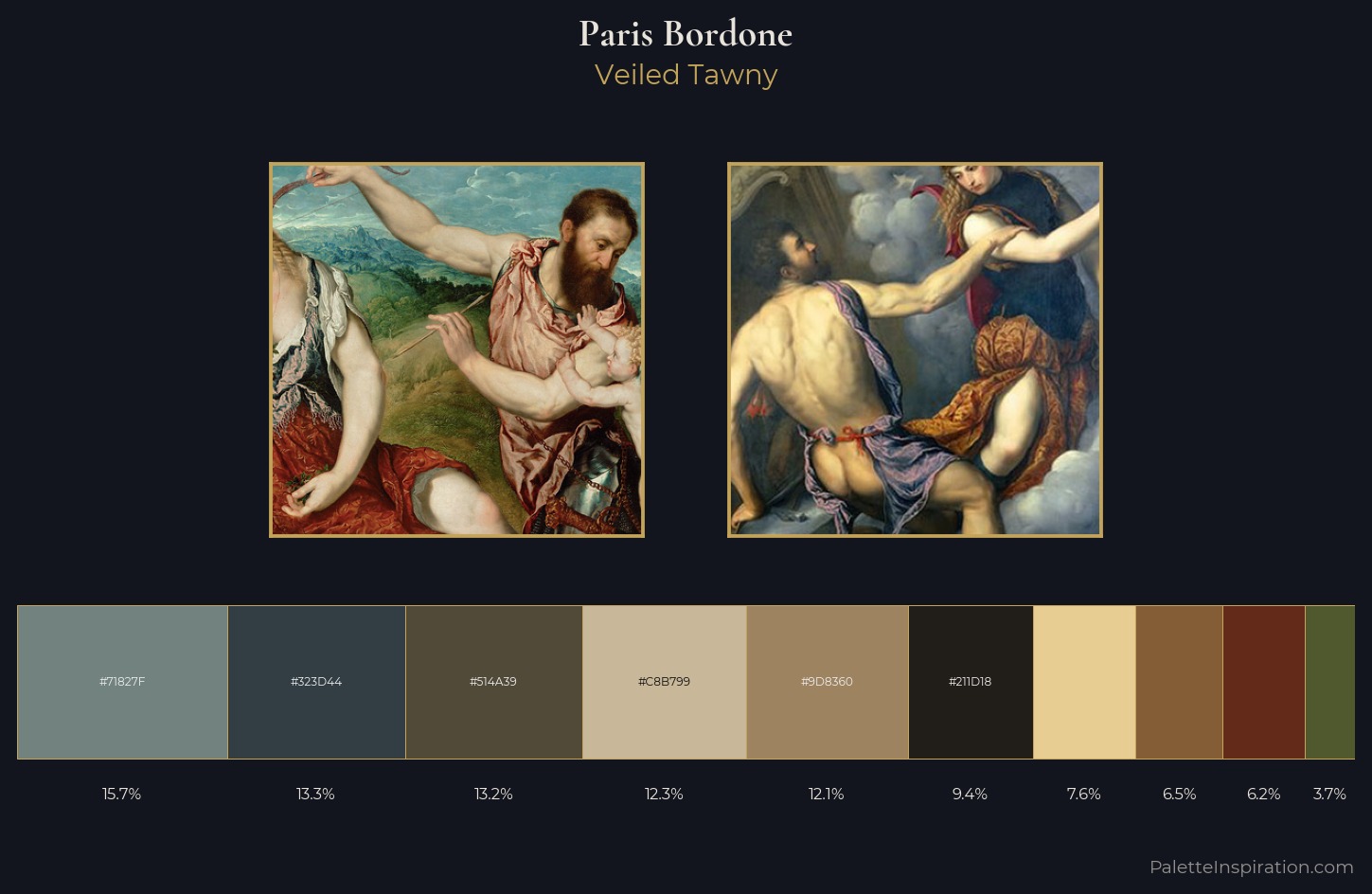 Paris Bordone Palette 2 — Veiled Tawny