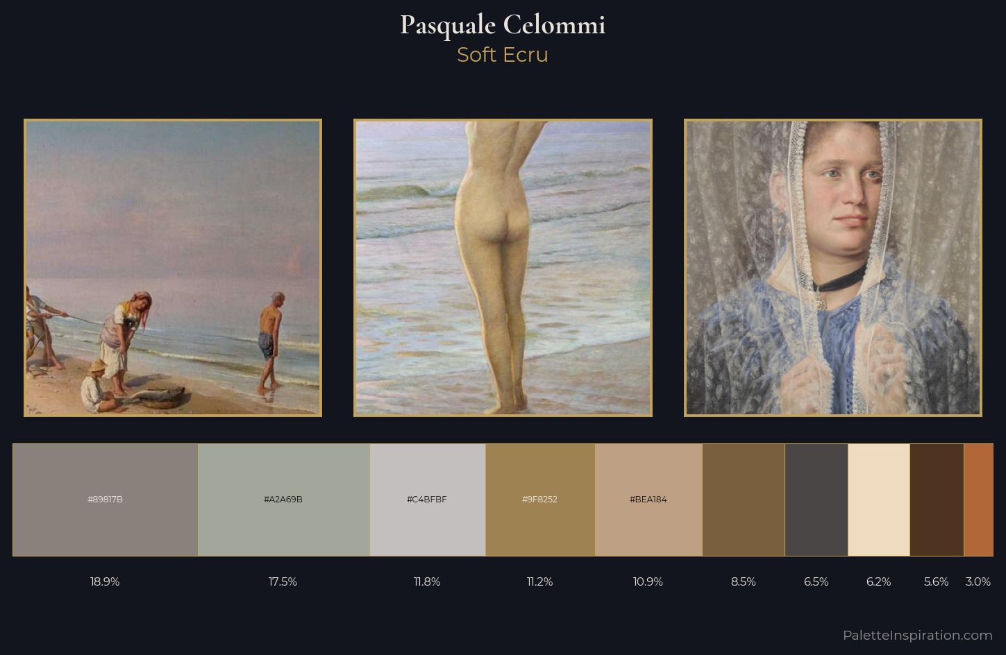 Pasquale Celommi Palette 3 — Soft Ecru