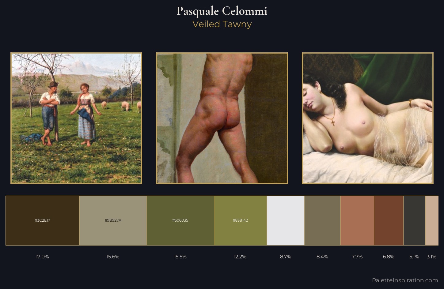 Pasquale Celommi Palette 8 — Veiled Tawny