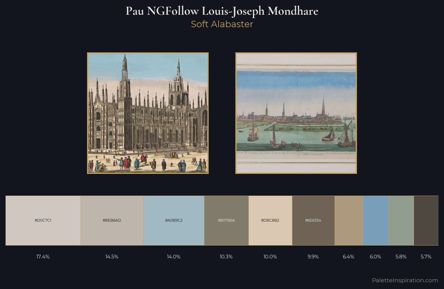 Pau NGFollow Louis-Joseph Mondhare Palette 1 — Soft Alabaster