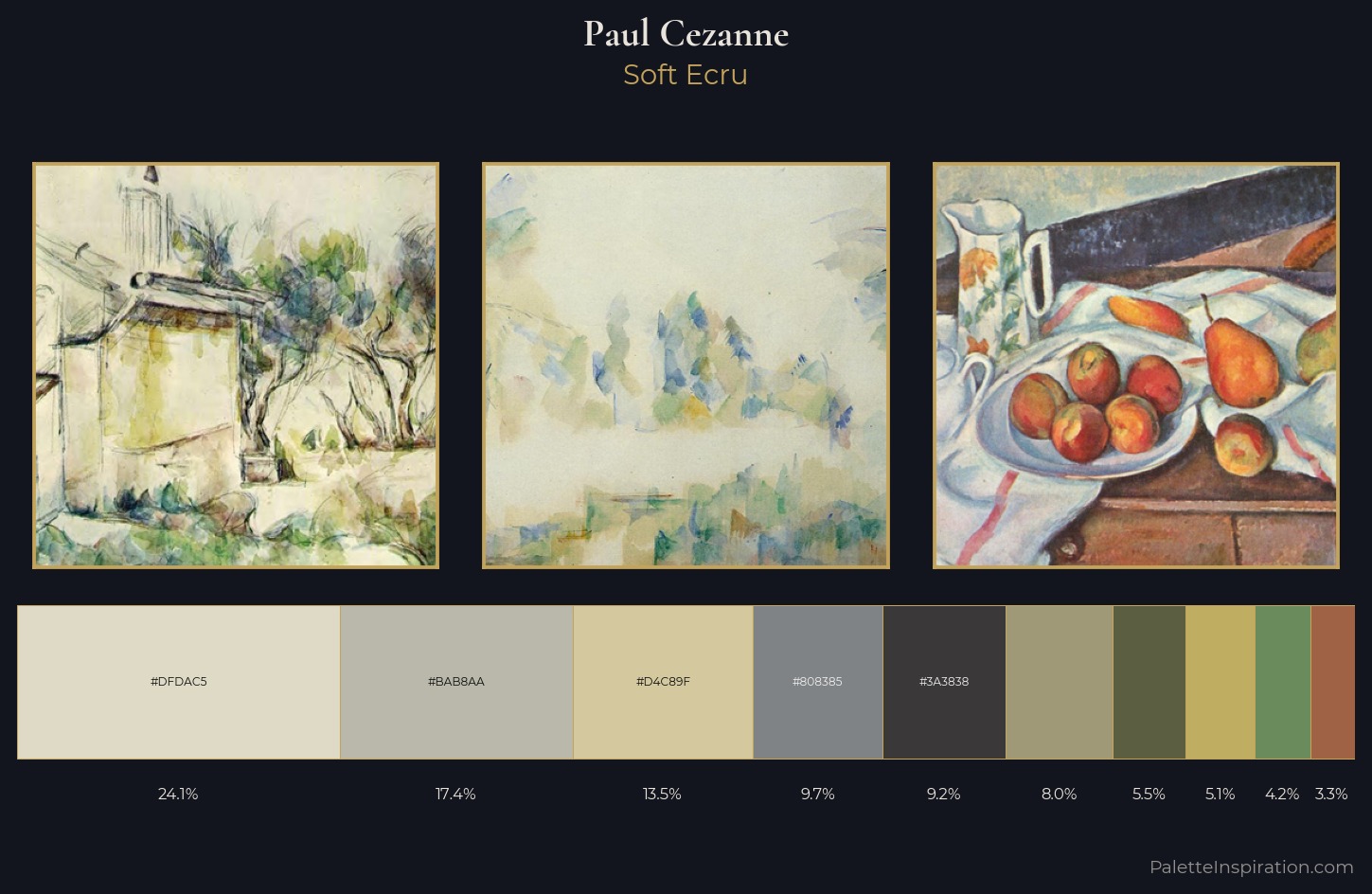 Paul Cezanne Palette 3 — Soft Ecru