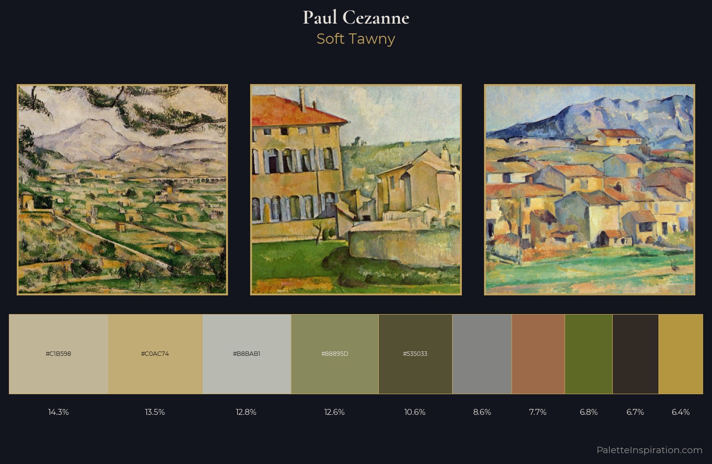Paul Cezanne Palette 5 — Soft Tawny