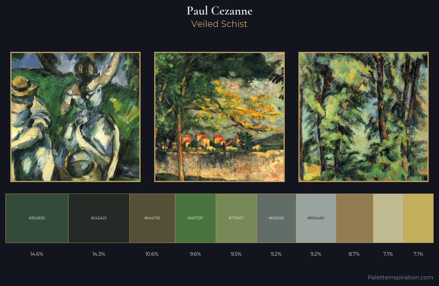Paul Cezanne Palette 11 — Veiled Schist