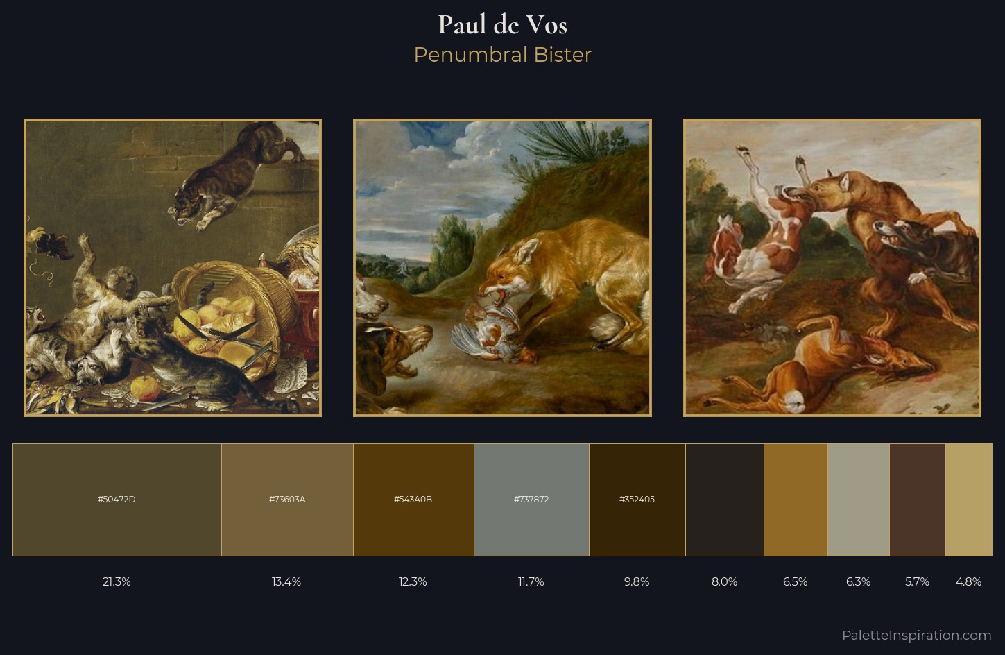 Paul de Vos Palette 4 — Penumbral Bister