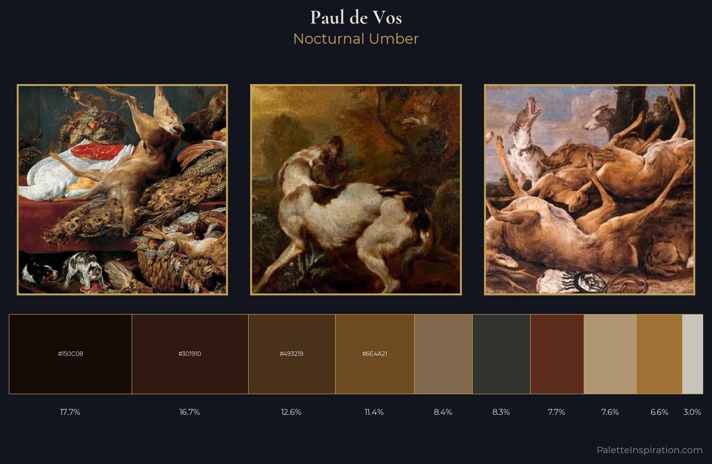 Paul de Vos Palette 5 — Nocturnal Umber