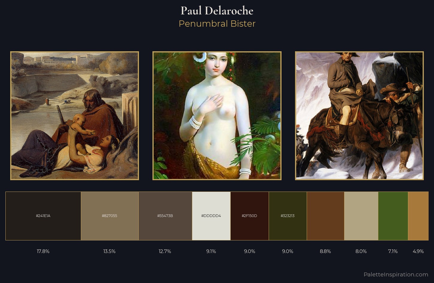 Paul Delaroche Palette 6 — Penumbral Bister