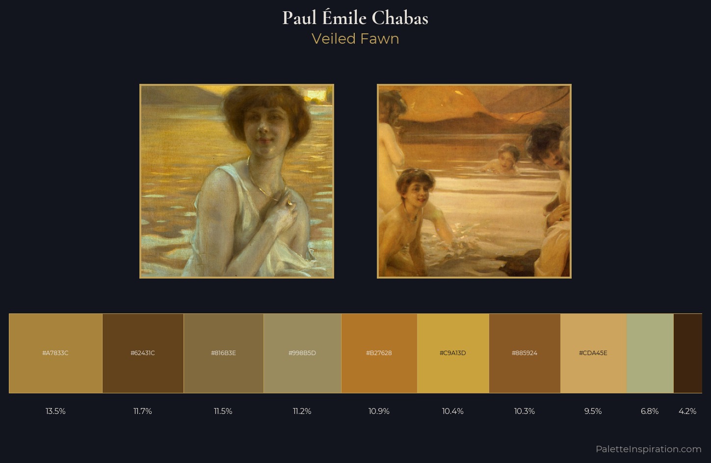 Paul Émile Chabas Palette 5 — Veiled Fawn