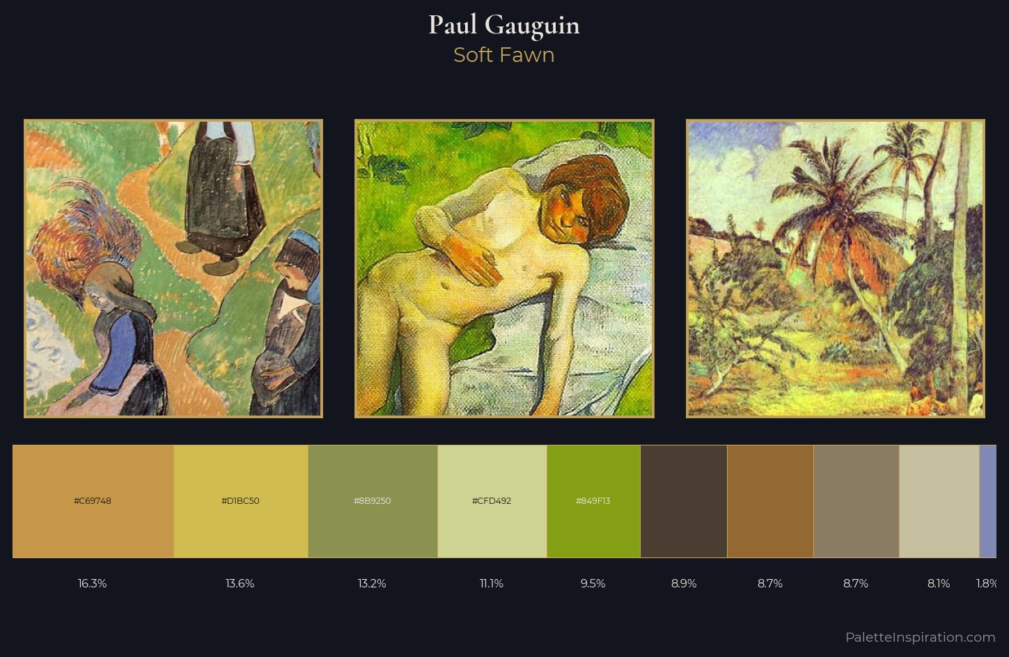 Paul Gauguin Palette 1 — Soft Fawn