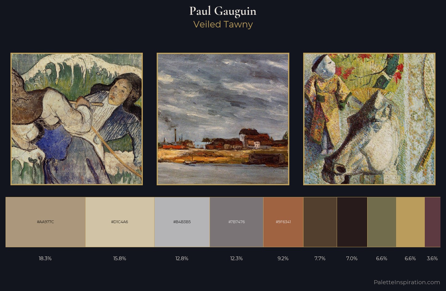 Paul Gauguin Palette 7 — Veiled Tawny