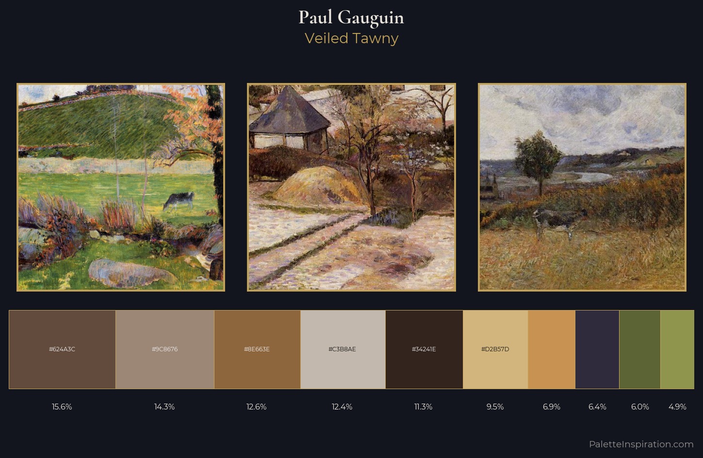 Paul Gauguin Palette 9 — Veiled Tawny