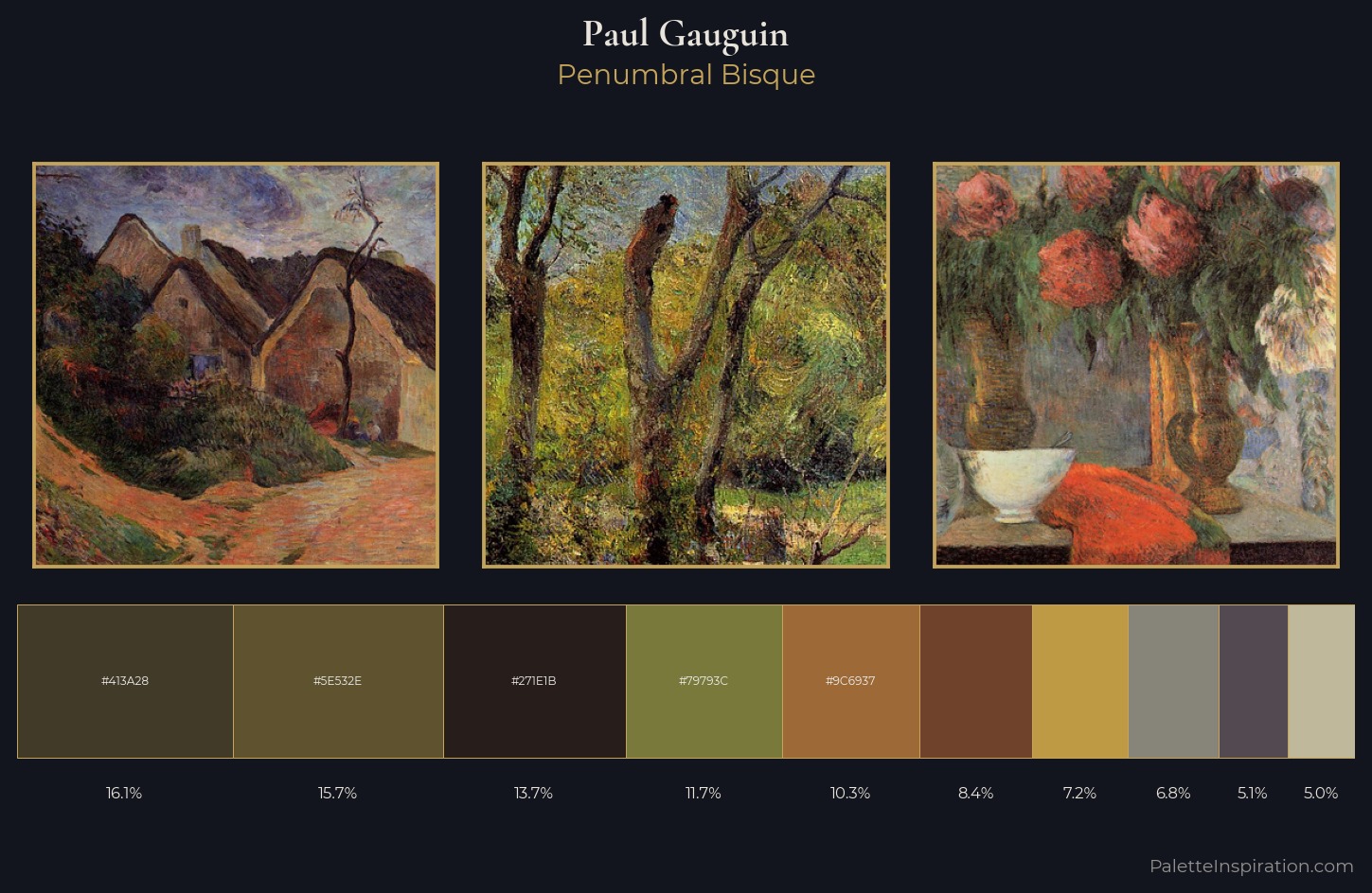 Paul Gauguin Palette 19 — Penumbral Bisque
