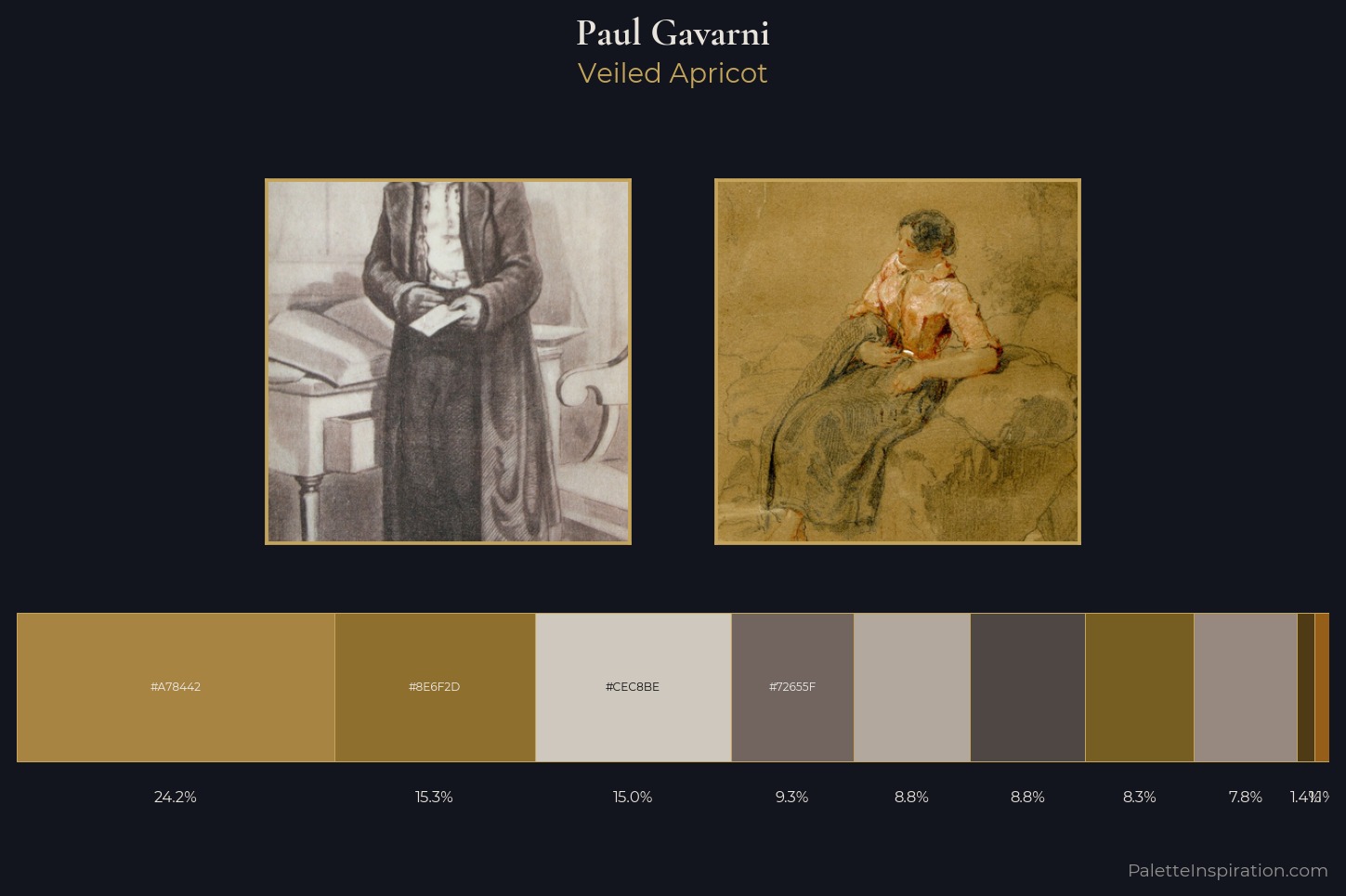 Paul Gavarni Master Palette — Veiled Apricot