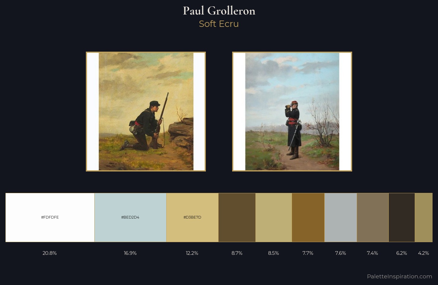 Paul Grolleron Palette 1 — Soft Ecru