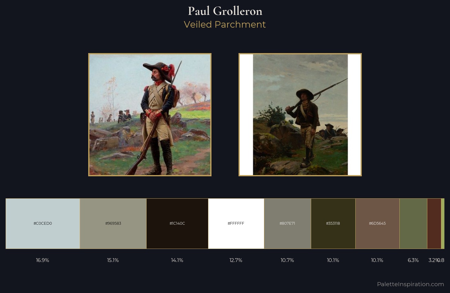Paul Grolleron Palette 2 — Veiled Parchment