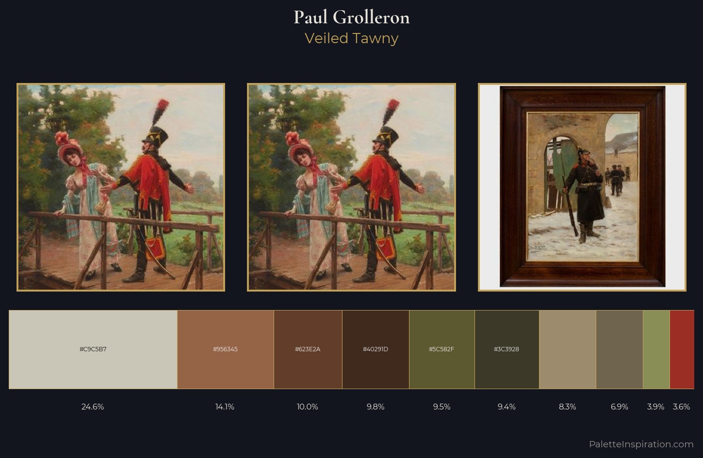Paul Grolleron Palette 4 — Veiled Tawny