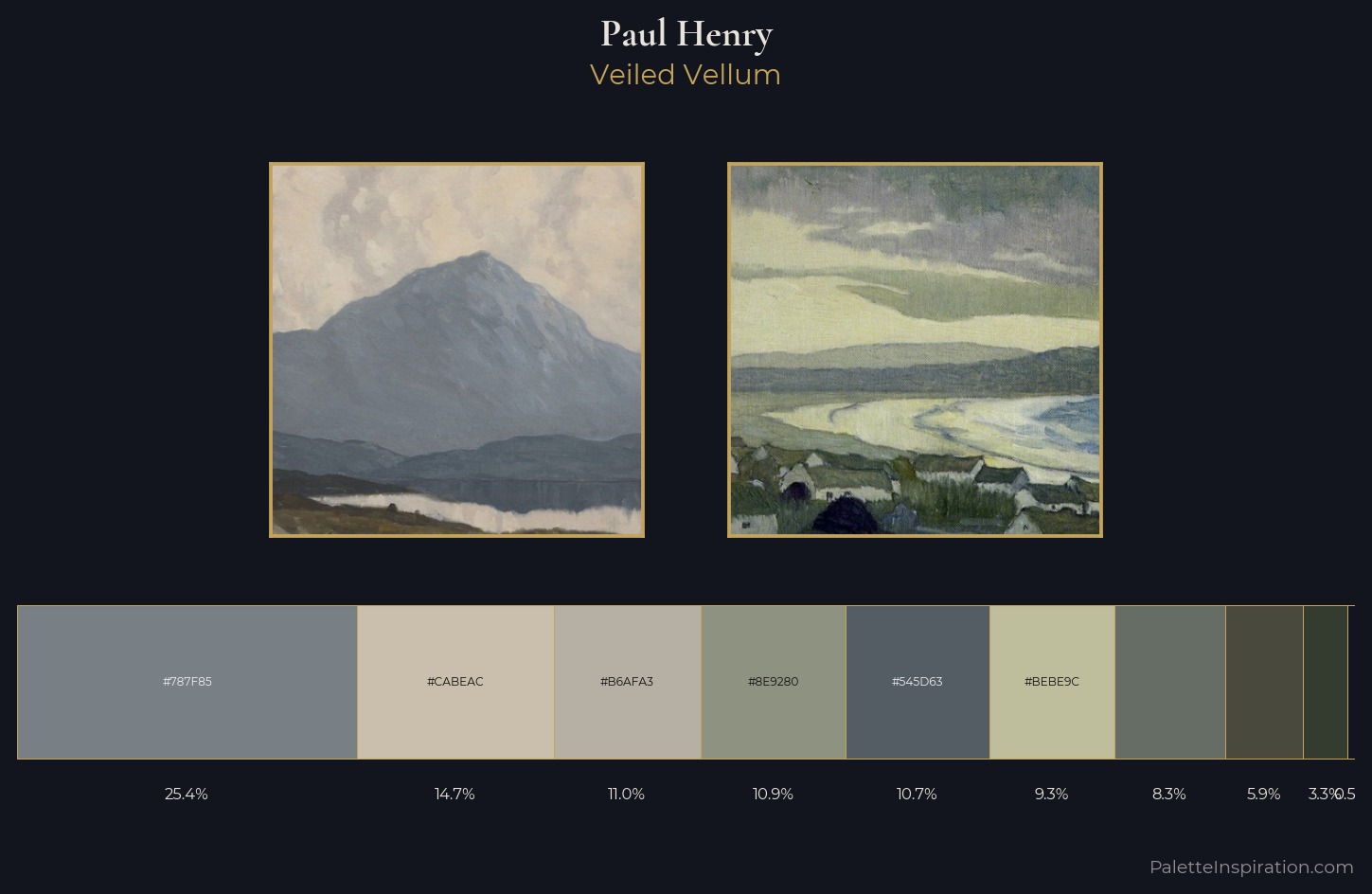 Paul Henry Palette 3 — Veiled Vellum