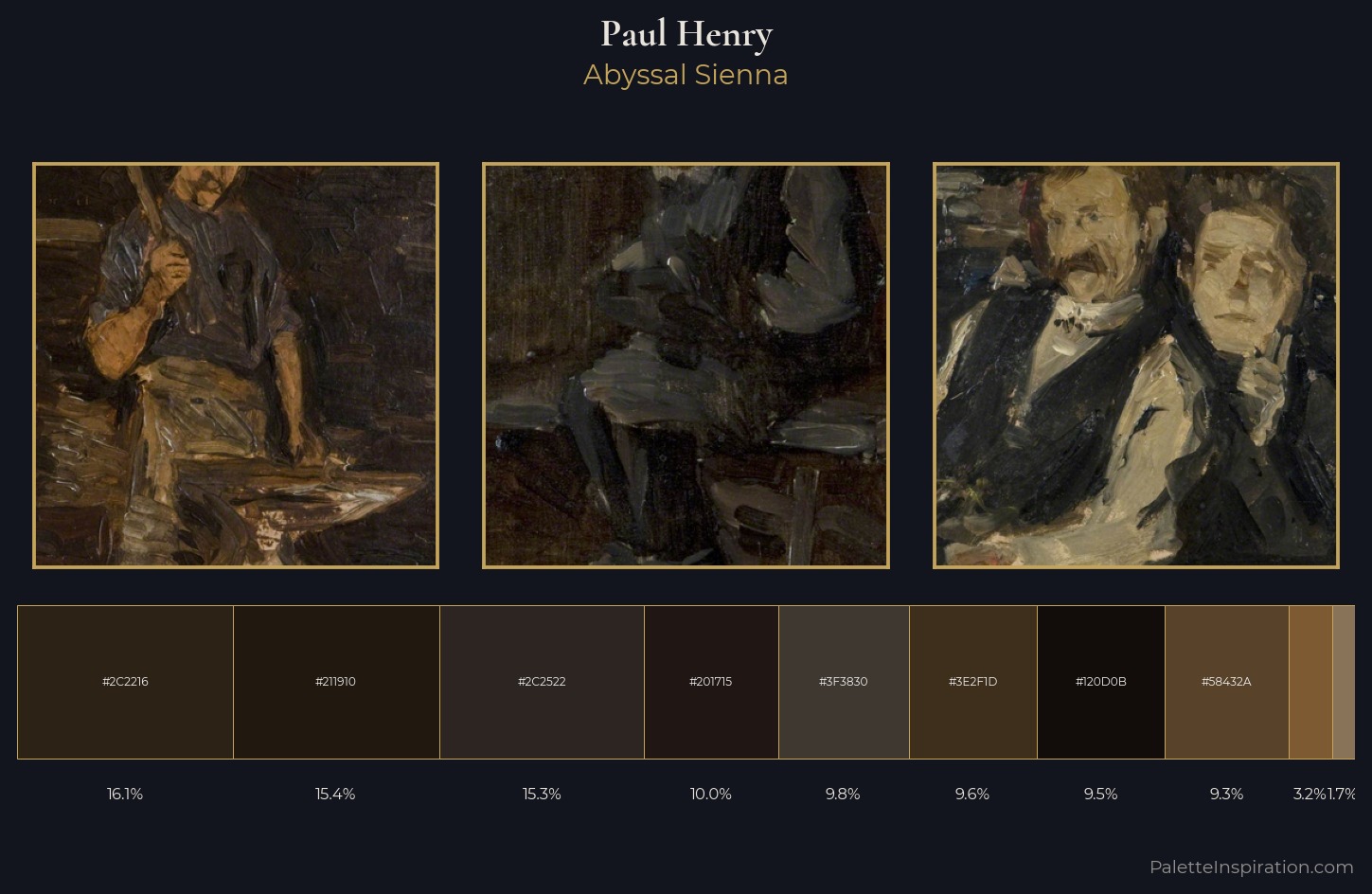 Paul Henry Palette 5 — Abyssal Sienna