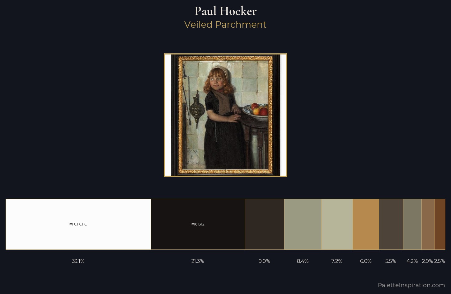 Paul Hocker Palette 1 — Veiled Parchment