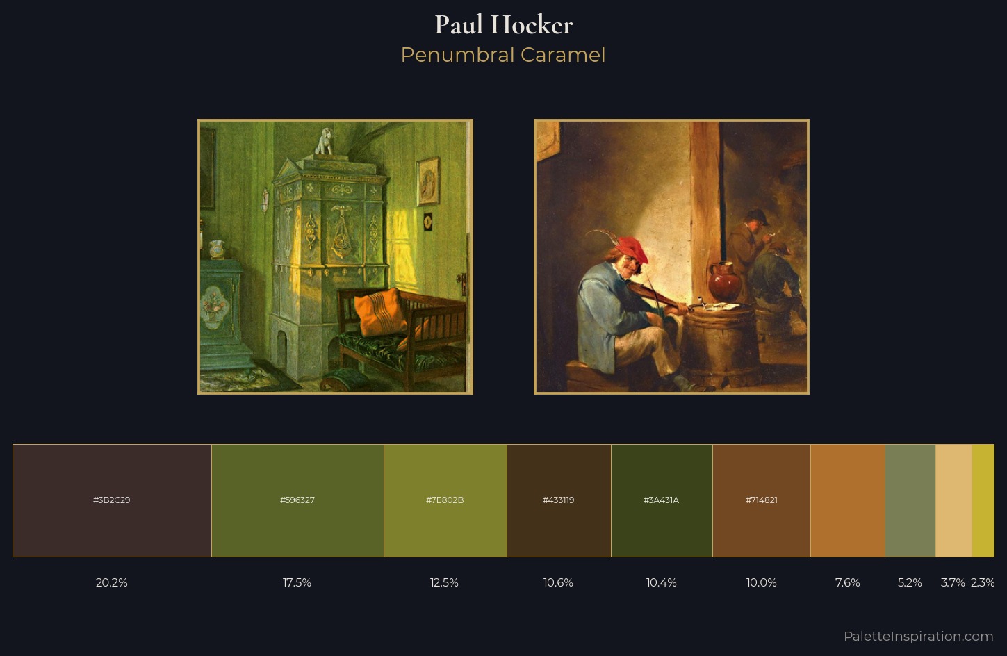 Paul Hocker Palette 2 — Penumbral Caramel
