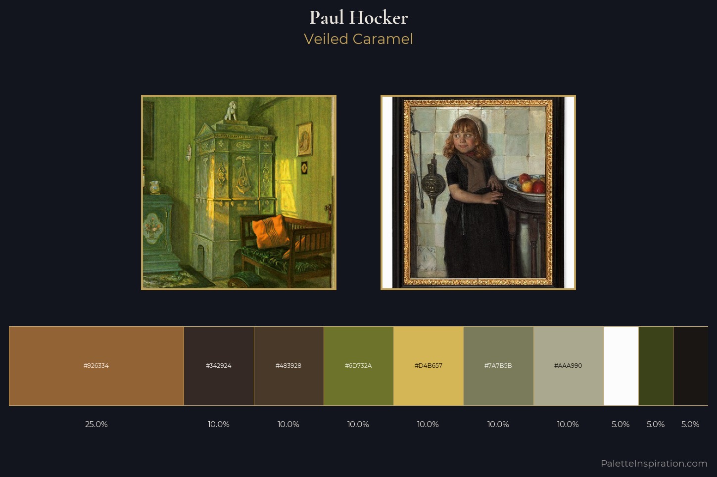 Paul Hocker Master Palette — Veiled Caramel