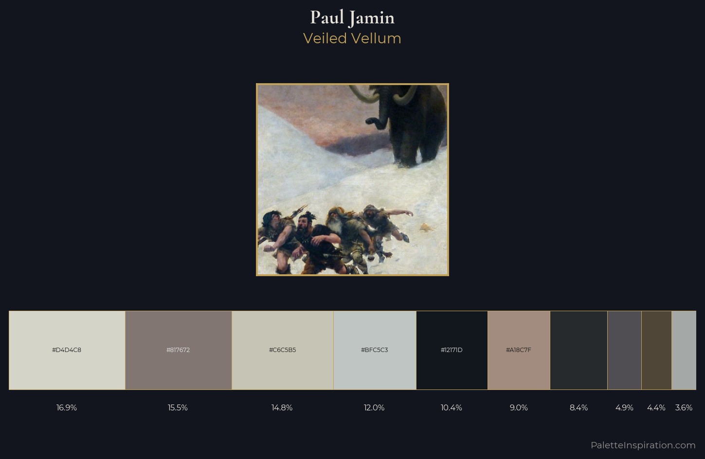 Paul Jamin Palette 1 — Veiled Vellum