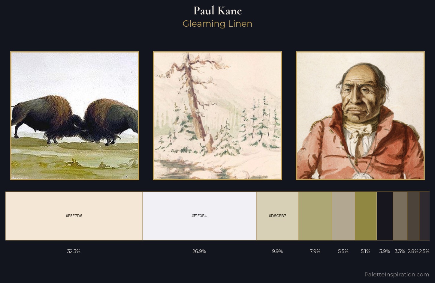 Paul Kane Palette 3 — Gleaming Linen
