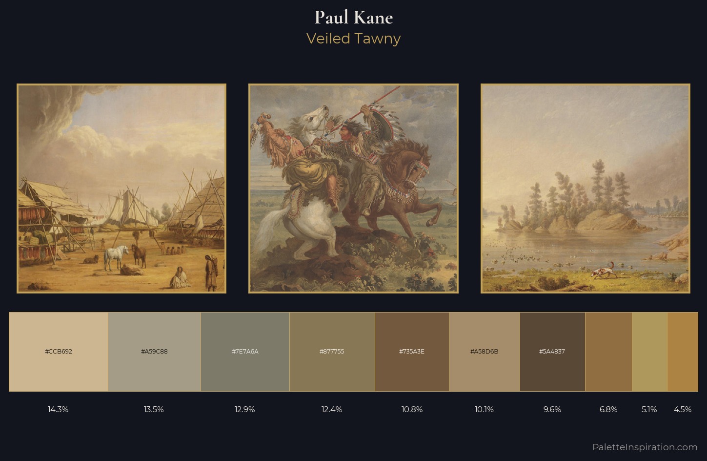 Paul Kane Palette 4 — Veiled Tawny