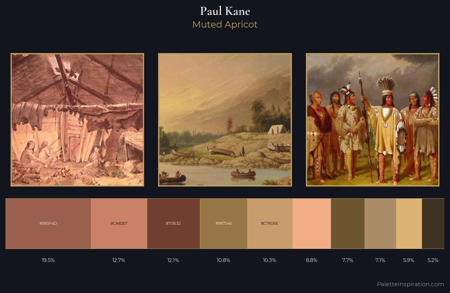 Paul Kane Palette 5 — Muted Apricot