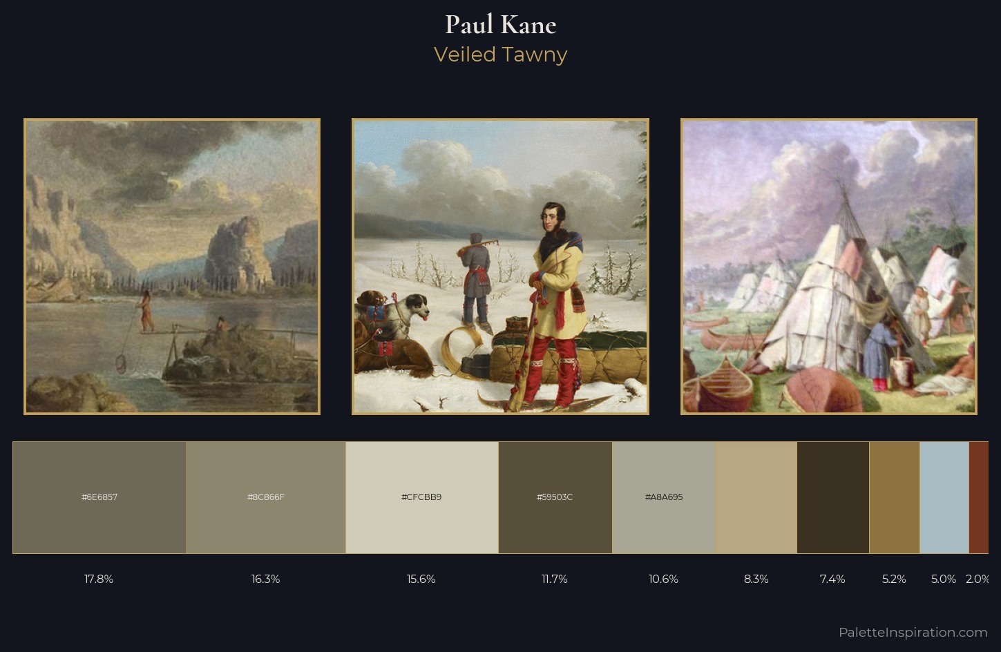Paul Kane Palette 6 — Veiled Tawny
