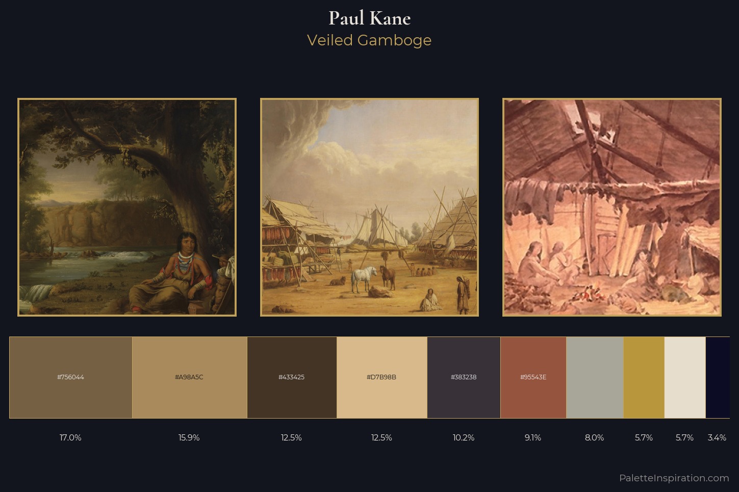 Paul Kane Master Palette — Veiled Gamboge
