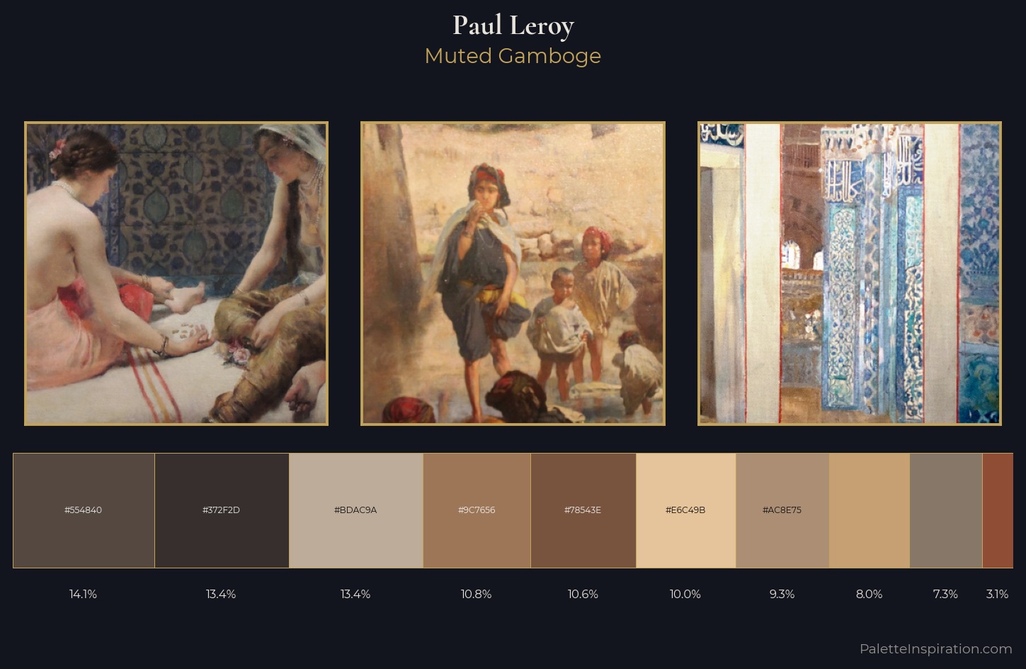 Paul Leroy Palette 2 — Muted Gamboge