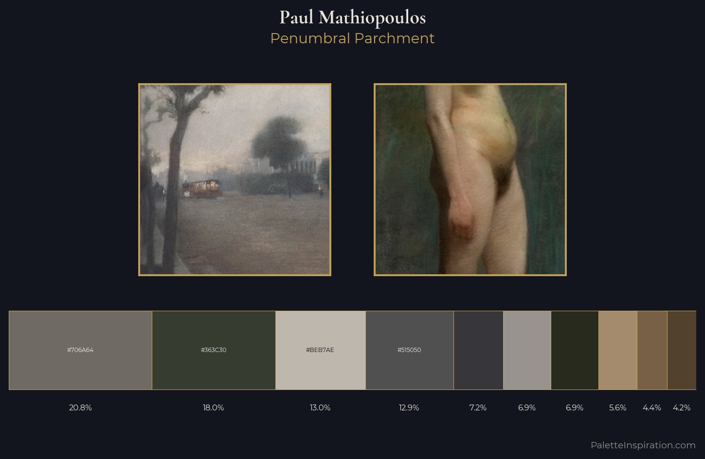 Paul Mathiopoulos Palette 3 — Penumbral Parchment